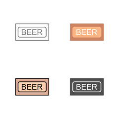Beer Sign Vector Icon