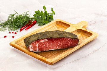 Delicous tasty dry pork jerky