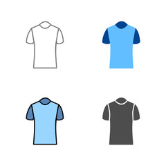 Polo Shirt Vector Icon