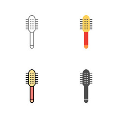 Comb Vector Icon