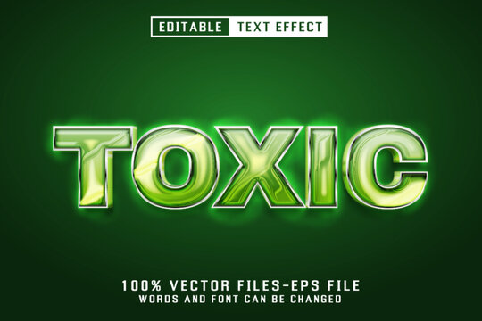 Toxic 3d Text - Editable Text Effect