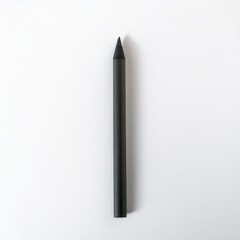 Charcoal pencil isolated on white background