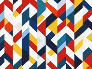 Obraz premium Modern Triangles In Semi Transparent Colours Overlaps Vector illustration