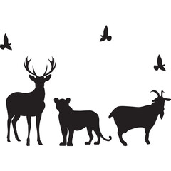 Wildlife Animal Silhouette