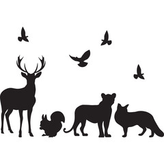 Wildlife Animal Silhouette