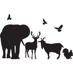 Wildlife Animal Silhouette