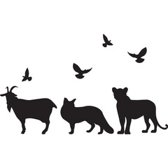 Wildlife Animal Silhouette