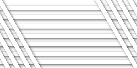 Obraz premium Geometric monochrome lines background. Vertical wall in white color for wallpaper and background. Abstract Geometric Pattern with Vertical Lines and Neutral Tones.