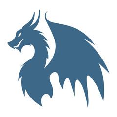 Dragon logo icon design