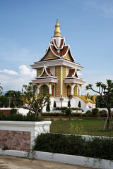 Traditional architecture in an urban setting