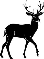 deer silhouette vector