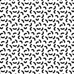 trendy graphic black and white seamless pattern background