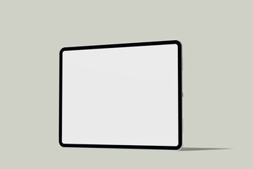 Realistic tablet mockup blank mockup