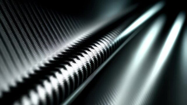 Carbon Fiber Surface with Light Reflection