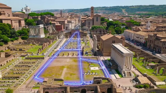 Journey through the breathtaking remnants of Rome's illustrious past, unveiling captivating stories hidden within sprawling archaeological sites.