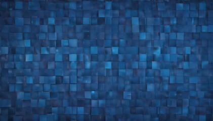 Abstract blue square pattern, vibrant digital backdrop, tile, ocean, water