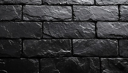 Dark, textured brick wall background