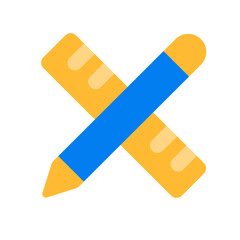pencil and ruler