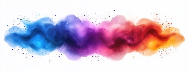 Obraz premium On a clean white surface, a selection of colorful paint tubes and brushes are carefully arranged, shown in a modern flat isolated format