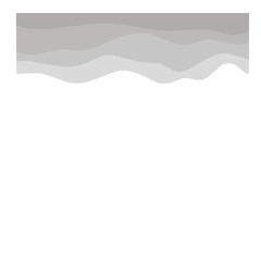 Gray Abstract Top Border 
