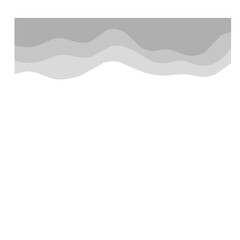 Gray Abstract Top Border 