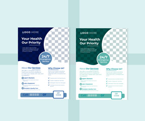 Professional Medical Flyer Template,Healthcare Flyer Template,Medical Center Flyer,Minimalist Medical Flyer ,Editable & Print-Ready,Hospital Flyer Template,Creative Medical Flyer,Modern Medical Flye