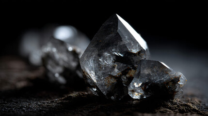 Obraz premium Photo of langbeinite stones, characterized by their bright watch glass kind