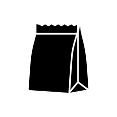 Paper Bag with Folded Top Icon