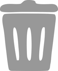 symbol illustration Recycle bin icon_Shadow
