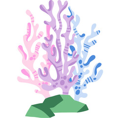 Fototapeta premium Pastel Sea PNG