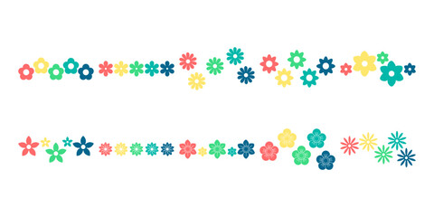 Rainbow Flowers Decoration