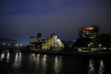 原爆ドーム (広島) (夜景)