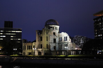 原爆ドーム (広島) (夜景)