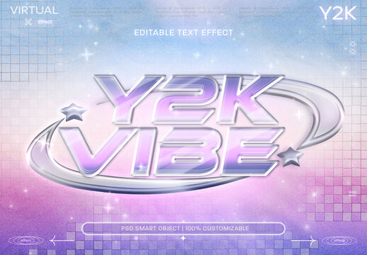 Pink Y2k Motorsport-inspired Text Effect