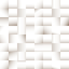 Mosaic brick 3D seamless pattern
