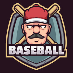 Baseball Mascot Logo