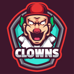 Clown Mascot Logo