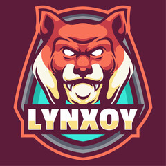 Lynx Mascot Logo