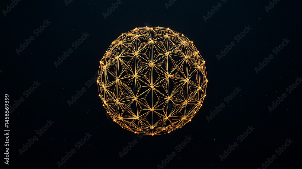 Poster artificial general intelligence (agi), ai hub, neural networks,molecular structure, connectivity,art