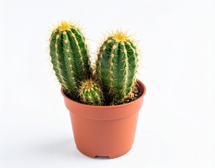 Three cacti in a pot
