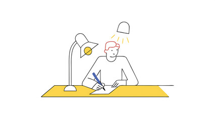 writing company mission statement strategy or value to achieve business goal mission vision and value motivation or purpose objective concept businessman with pencil writing mission statement 060525