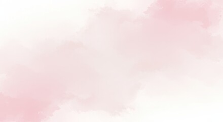 Subtle pink watercolor wash background with soft blurred edges and flowing texture