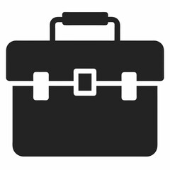 toolbox icon silhouette vector illustration