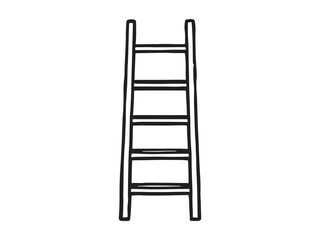 Ladder Shelf Simple Line Art Collection