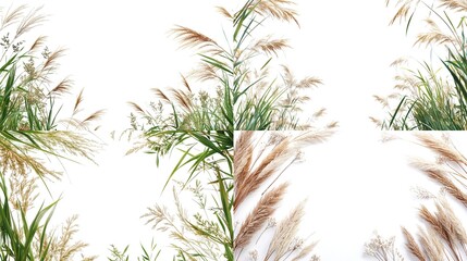 Obraz premium Four Variations of Grass