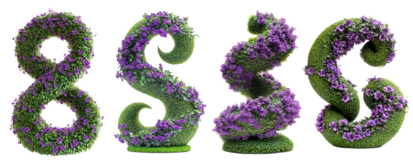 Floral Decoration Event Botanical Garden Typography Art Outdoor Close-up