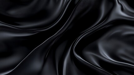 Obraz premium Pure black flat tone background clean design