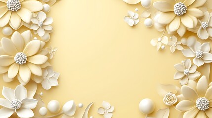 Pale sunflower yellow flat background design