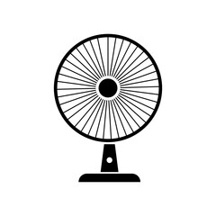 Fan icon isolate on white background.