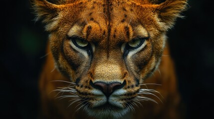 Fototapeta premium Fierce feline gaze